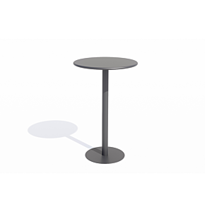Table Haute ronde CARGO - Gris Foncé