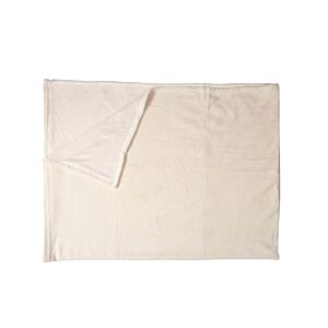 Plaid Microfibre Crème 150x200cm - Beige Plaid et couvertures