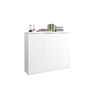 Meuble Multifonction MUNDI 3 portes - Blanc Meuble multifonctions rangements