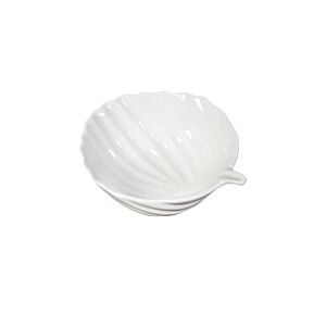 Set Apéritif En Forme Feuille 6 Pièces 10cm - Blanc Art de la table Ramadan
