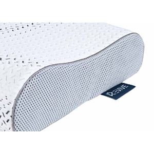 Oreiller REVIVE Contour 60x40cm - Blanc