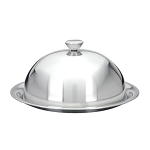 Cloche Avec Assiette - Argenté Serviteurs