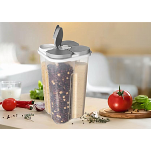 Boîte À Provision 2450ml - Blanc / Gris