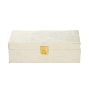 Boîte À Bijoux En velours - Blanc Boites de rangement