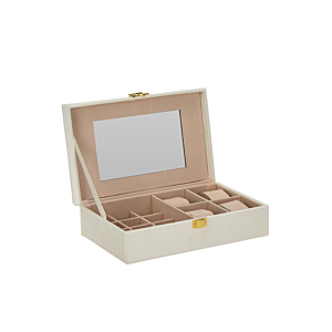 Boîte À Bijoux En velours - Blanc