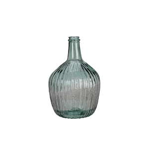 Vase En Verre 19x31cm - Bleu Vases