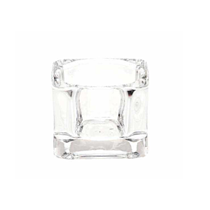 Porte Bougie CLEAR 4cm - Blanc Photophores et bougeoirs