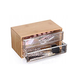 Organisateur En Bambou - Beige