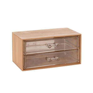 Organisateur En Bambou - Beige Organisateurs