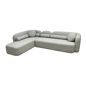 Canapé D'angle Gauche LOFT - Gris  Sofa-printemps
