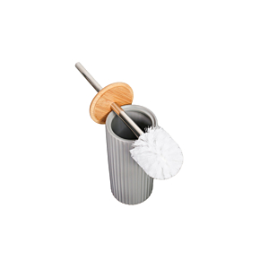 BROSSE WC PORCELAINE - Gris
