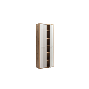 Élément De Rangement DISEGNO ART 6 NICHES + 2 PORTES - Blanc Crème / Beige