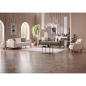 Salon FOREST 3+3+1 Avec Fonction Lit Et Rangement