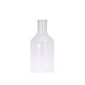 VASE EN VERRE 15cm - Blanc