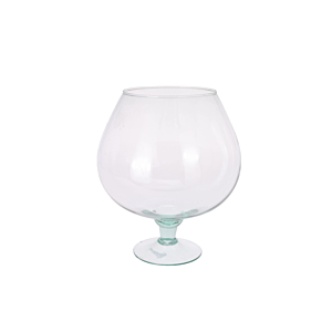 VASE EN VERRE 22,5cm - Blanc Vases