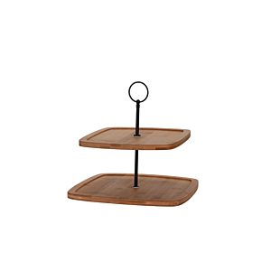 Présentoir gâteaux 2 étages - Beige Art de la table Ramadan