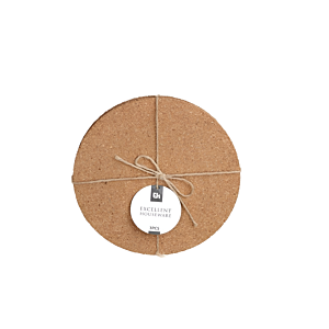 Dessous Plat En Liège 3 Pièces - Beige