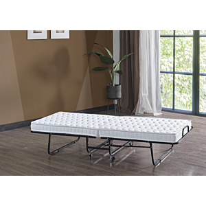 Pack Lit Pliable AVENSIS 80x190cm Avec Matelas - Blanc