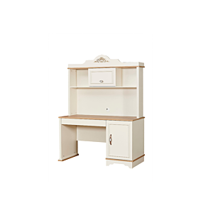 Bureau AYLA Avec Environnement - Blanc / Chêne Promos printemps