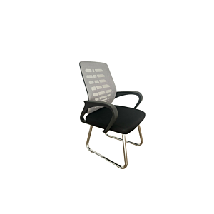 Chaise Visiteur CASUAL - Gris / Noir