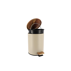 POUBELLE PRESTIGE Avec FREIN DE CHUTE 3L - Beige Acacia
