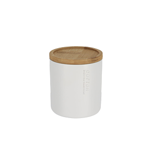 Boîte à coton PRESTIGE Avec Couvercle - Blanc Boites de rangement
