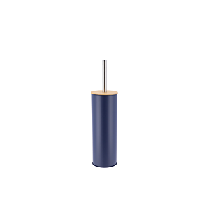 BROSSE WC PRESTIGE Métal Avec Couvercle - Bleu Brosses WC