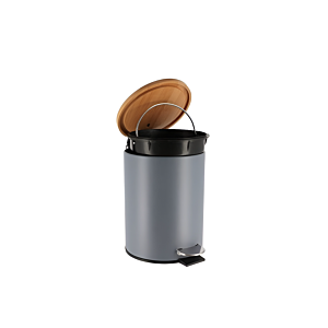 POUBELLE PRESTIGE Avec FREIN DE CHUTE 3L - Gris