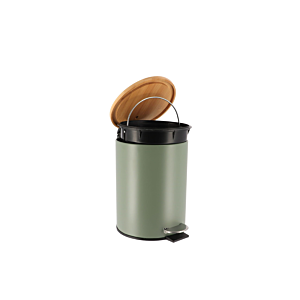 POUBELLE PRESTIGE Avec FREIN DE CHUTE 3L - KAKI