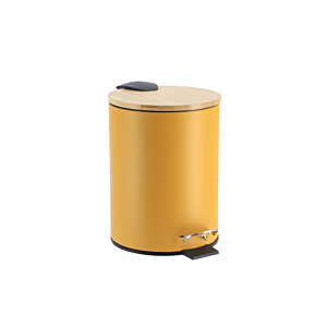 POUBELLE PRESTIGE Avec FREIN DE CHUTE 3L - Moutarde Poubelles de salle de bain