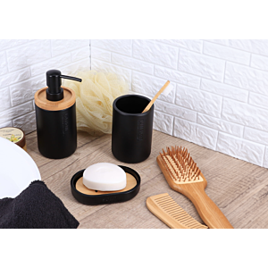 Distributeur à Savon PRESTIGE 280ml - Noir