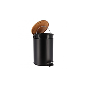 POUBELLE PRESTIGE Avec FREIN DE CHUTE 3L - Noir