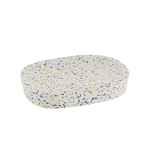 Porte Savon TERRAZO - Blanc Gobelets et distributeurs de savon