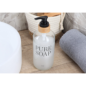 Distributeur à Savon PURE SOAP 500ml - Blanc