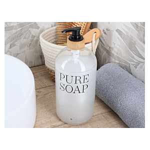 Distributeur à Savon PURE SOAP 1L - Blanc