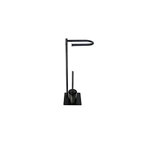 Support de toilette Avec Brosse de Toilette - Noir Organisateurs