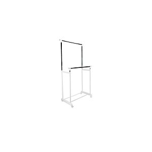 Chariot À Cintres Extensible CARRE - Blanc Accessoires-rangements