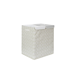 Panier à Linge 50x41x57cm - Beige Accessoires-rangements