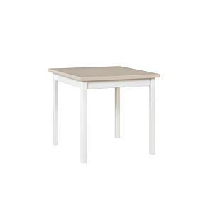 Table à Manger MAX avec piètement Blanc - Taupe