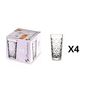 Set De 4 Verres à Eau ESTRELLA - Blanc