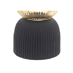 Vase 11x11x22cm - Doré / Noir