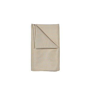 Nappe En Carreaux - Blanc / Beige Nappe et serviettes