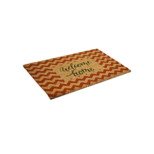 Paillasson Zigzag Welcome home 45x75cm - Multicouleur