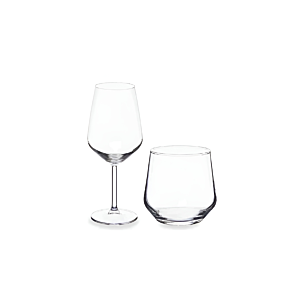 Set De 12 verres ALLEGRA - Blanc Verres d'eau