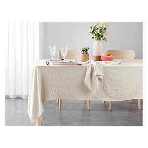 NAPPE SUZY Microfibre unie 140x240cm - Beige