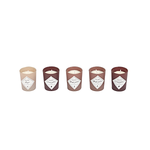 Coffret De 5 Bougies Parfumées - Multicouleur Bougies décoratives