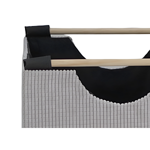 Boîte De Rangement Côtelé 32x31x26cm - Gris Beige