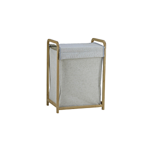 Paniers À Linge 45x31x62cm - Noir / Blanc Accessoires-rangements