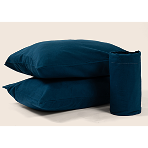 Taie D’Oreiller Uni 50x70cm - Bleu Marine