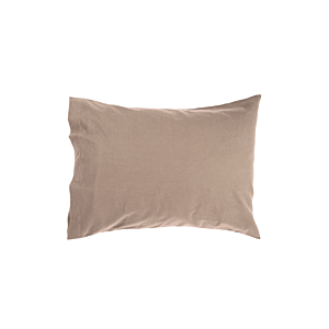 Taie D’Oreiller UNI FLANELLE 50x70cm - Taupe Promos printemps